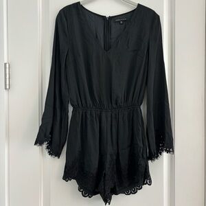 Kendall + Kylie Lace Trim Romper